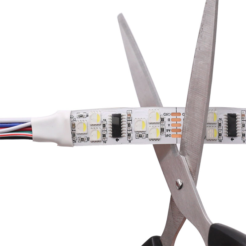 Double Row DMX RGBW LED Strip DC24V 15mm 600LEDs 16.4ft Double Row DMX RGBW LED Strip DC24V 15mm 600LEDs 16.4ft